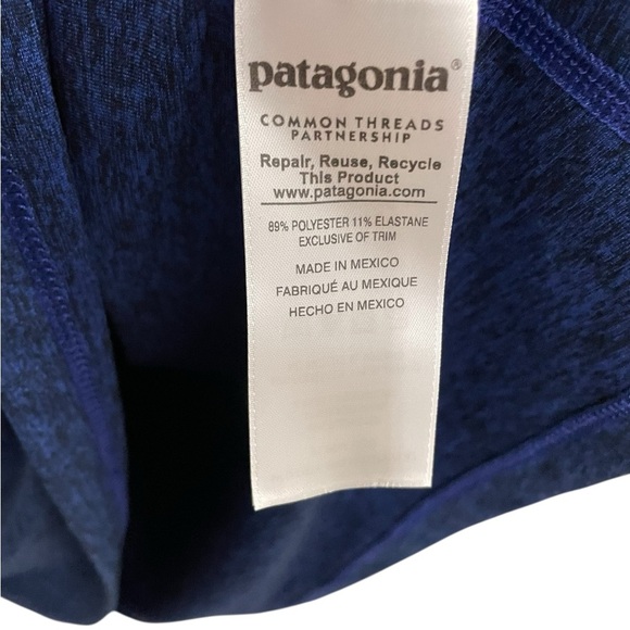 Patagonia 3/4-Sleeved Seabrook Dress Blue Size Medium - Picture 5 of 6